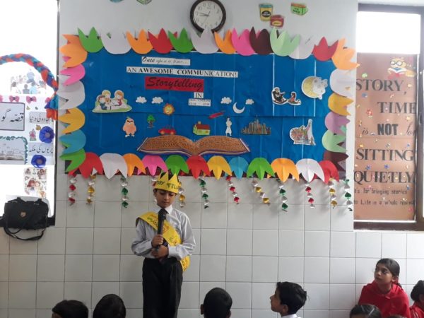 Lahore Garrison Grammar School | Story Telling Competition class 3 & 4